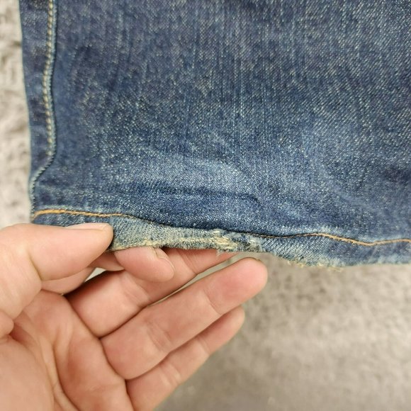 Lucky Brand Jeans Womens 27 Petite Easy Rider Stretch Relaxed Fit Faded Mid Rise - Picture 11 of 15